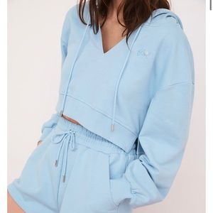 For Love & Lemons Harper Cropped Sweatshirt